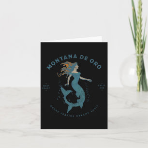Montana De Oro State Park Los Osos Retro Vintage M Card