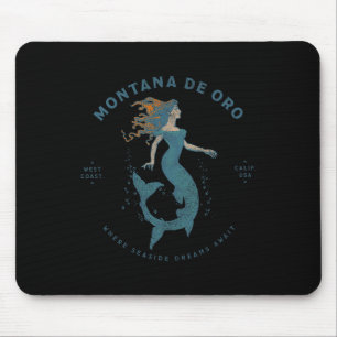 Montana De Oro State Park Los Osos Retro Vintage M Mouse Pad