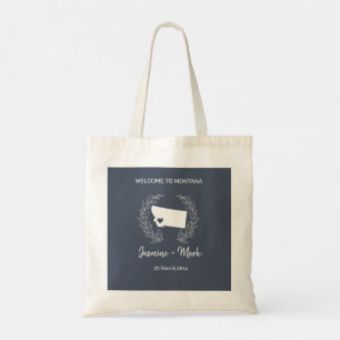 Montana Destination Wedding Welcome Tote Bag