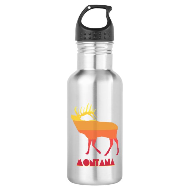 Montana Elk 532 Ml Water Bottle (Front)