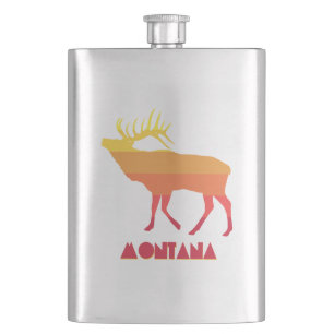Montana Elk Hip Flask