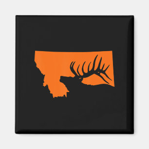 Montana Elk Hunting   Magnet