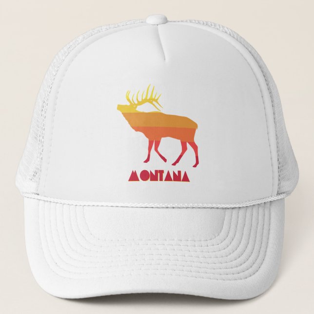 Montana Elk Trucker Hat (Front)
