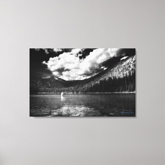 Montana Fisherman Canvas Print