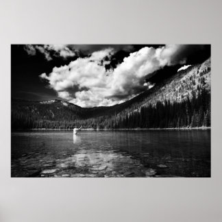 Montana Fisherman Poster
