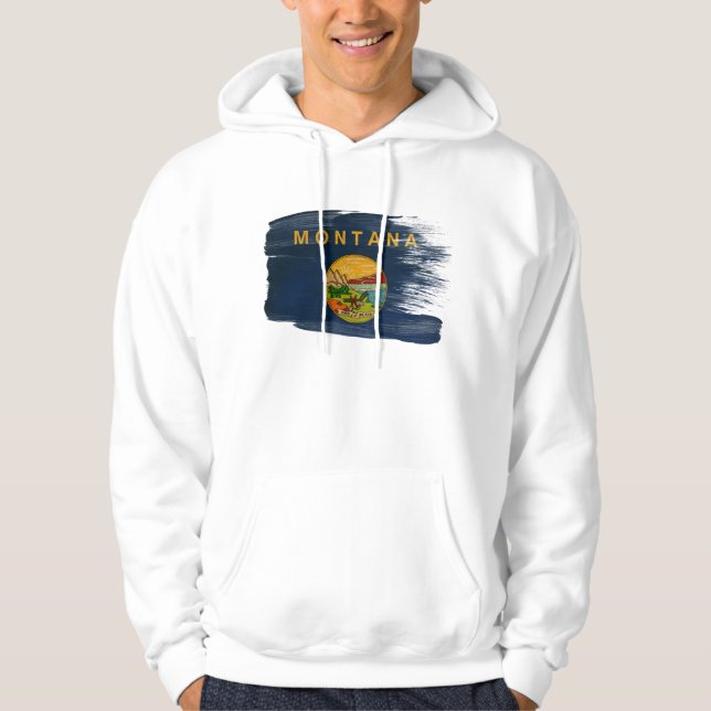 Montana Flag Hoodie (Front)