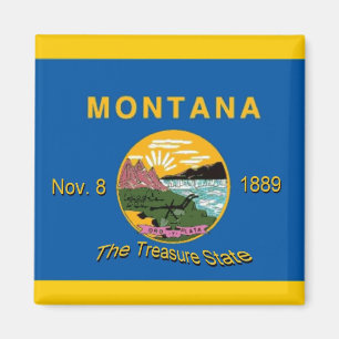 Montana Flag Magnet