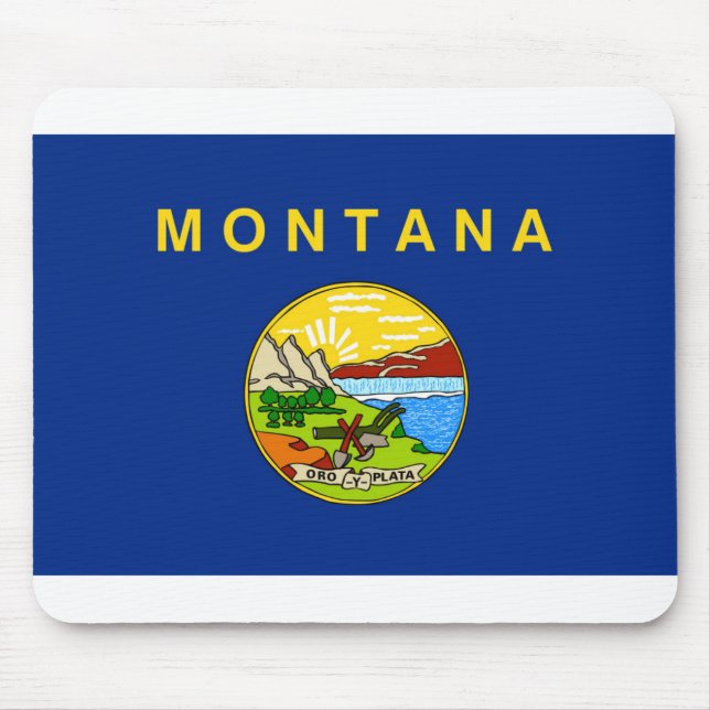 Montana flag mouse pad (Front)