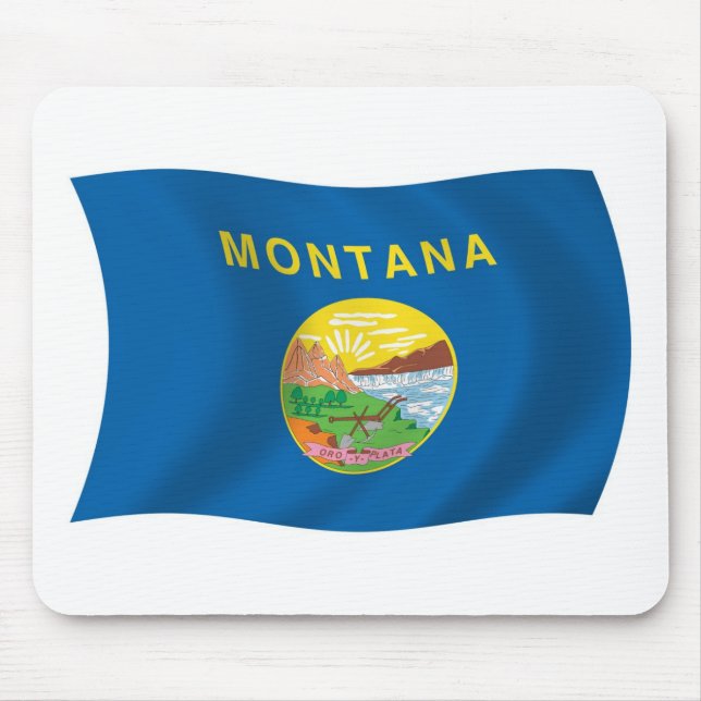 Montana Flag Mousepad (Front)