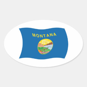Montana Flag Sticker