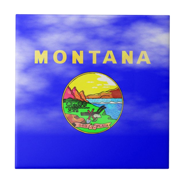 MONTANA FLAG TILE (Front)