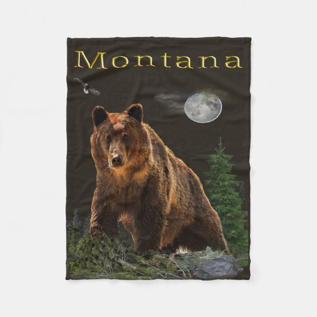 Montana  fleece blanket (Front)