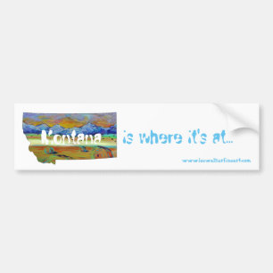 Montana for your ride. bumper sticker