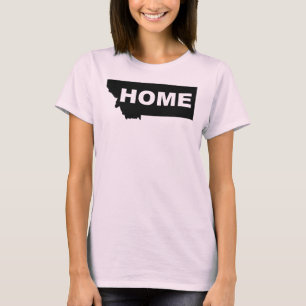 Montana Home Away From State T-Shirt Tees