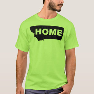 Montana Home Away From State T-Shirt Tees