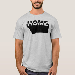 Montana Home Away From State T-Shirt Tees