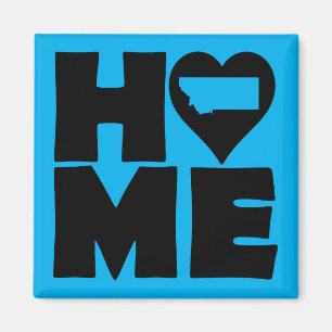 Montana Home Heart State Fridge Magnet