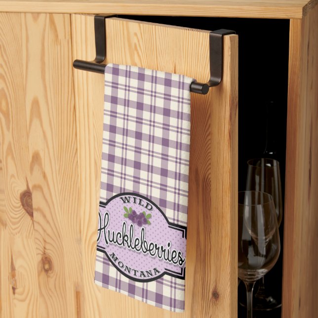 Montana Huckleberry Kitchen Towel (Thirds Fold)