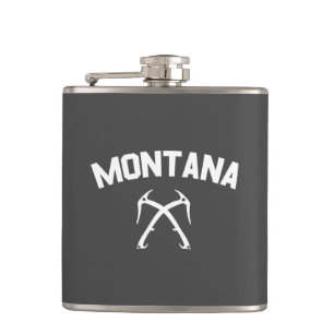 Montana Ice Climbing Hip Flask
