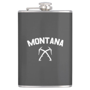 Montana Ice Climbing Hip Flask