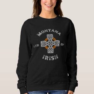 MONTANA Irish American Cross Badge Sweatshirt