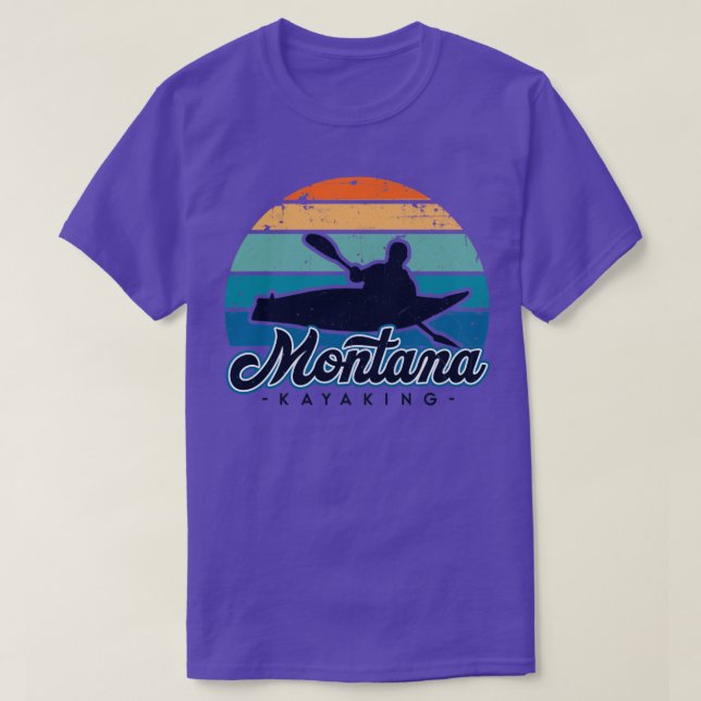 Montana kayaking  T-Shirt (Design Front)