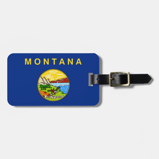 Montana Luggage Tag (Front Horizontal)