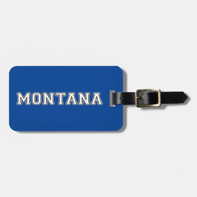 Montana Luggage Tag (Front Horizontal)