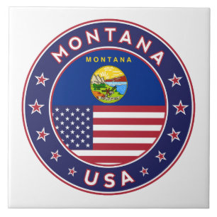 Montana, Montana phone case, Montana sticker, Tile