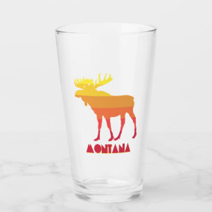 Montana Moose Glass