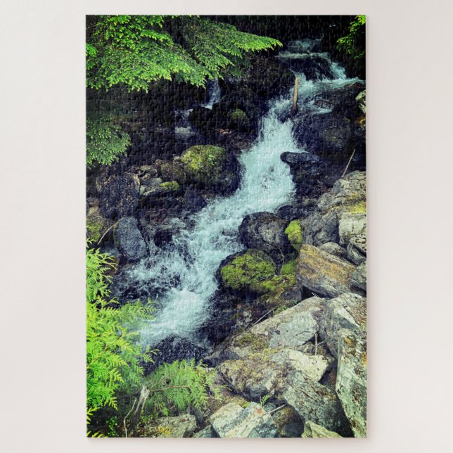 Montana Mountain Stream Jigsaw Puzzle (Vertical)
