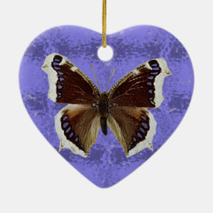 Montana Mourning Cloak Butterfly Ceramic Tree Decoration