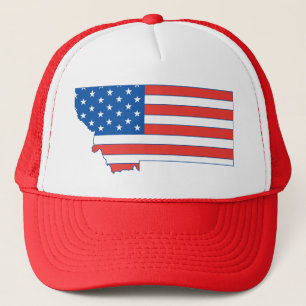 Montana Patriotic Hat