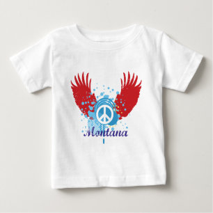 Montana Peace Sign Baby T-Shirt