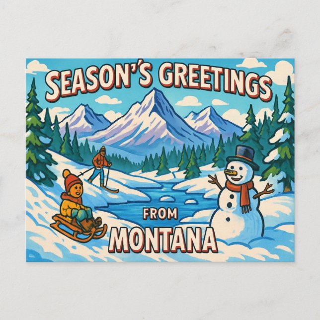 MONTANA Postcard (Front)
