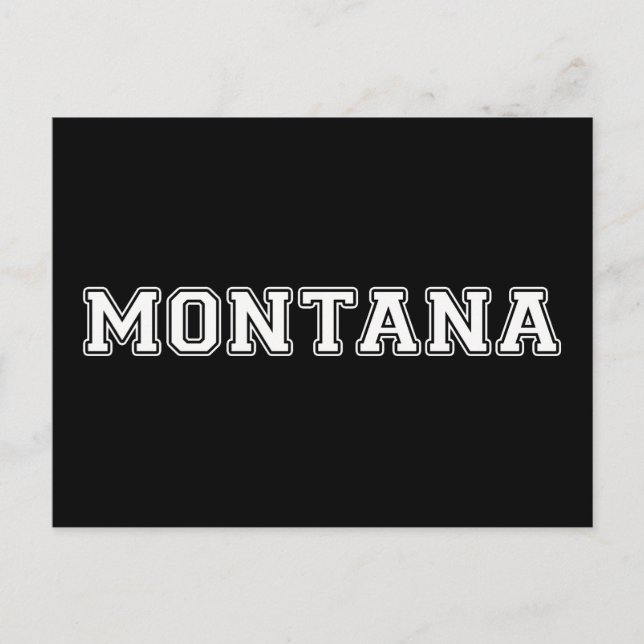 Montana Postcard (Front)