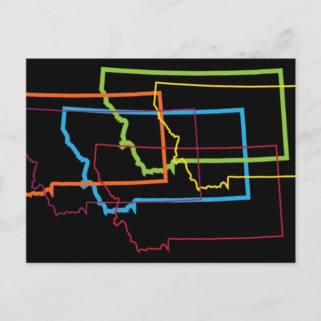 montana pride blur postcard (Front)