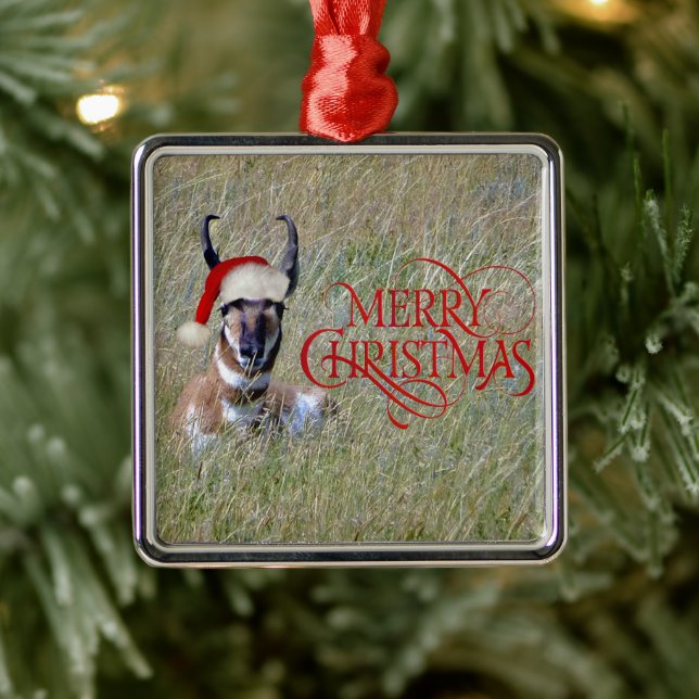 Montana Pronghorn Metal Tree Decoration (Tree)