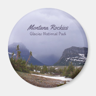 Montana Rockies Glacier National Park Scenic Photo Magnet