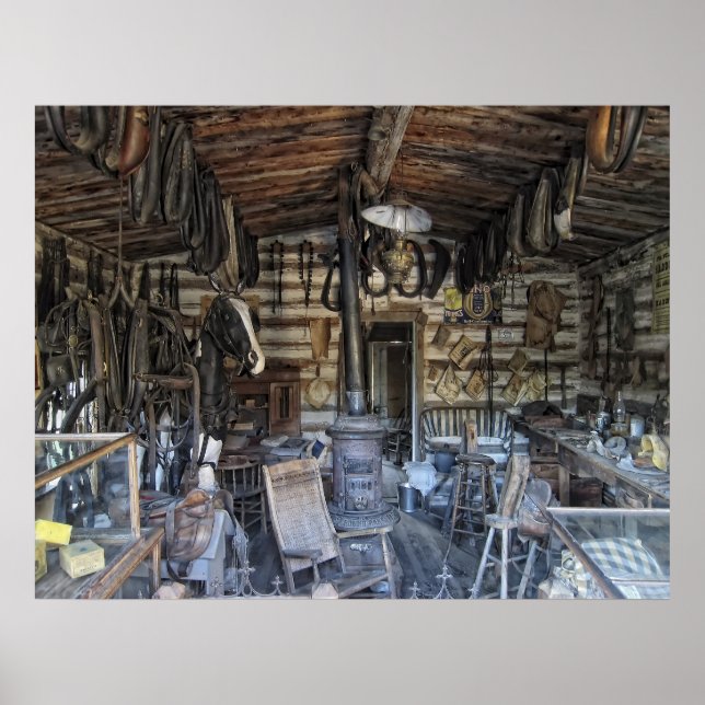 MONTANA SADDLERY SHOP POSTER (Front)