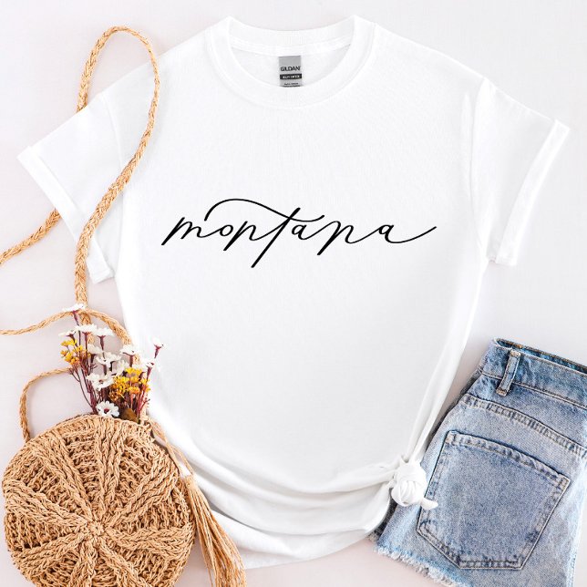 Montana Script State Women’s T-Shirt (Creator Uploaded)