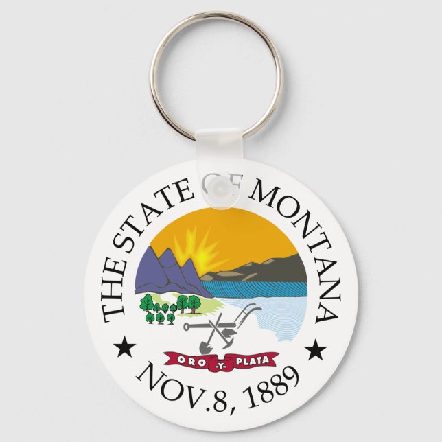 Montana sign key ring (Front)