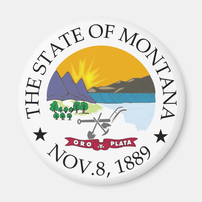 Montana sign magnet (Front)