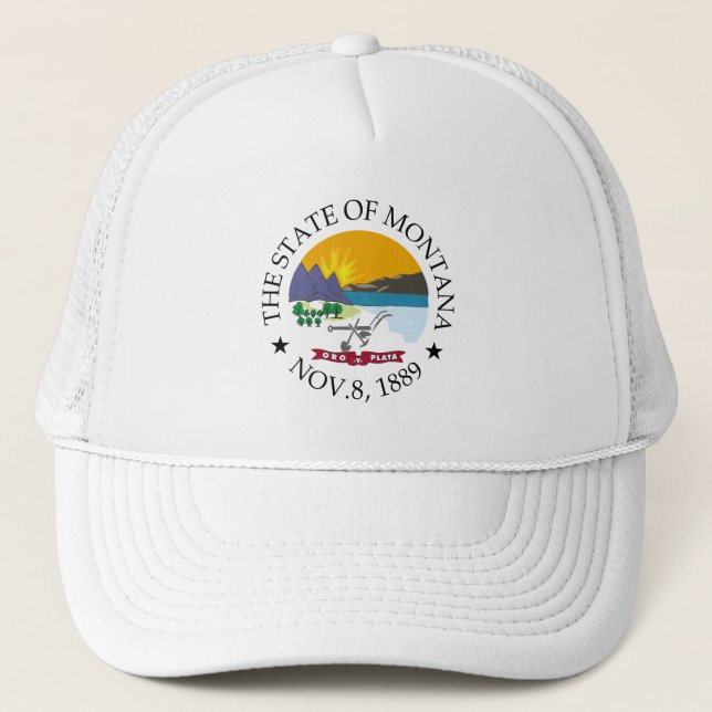 Montana sign trucker hat (Front)