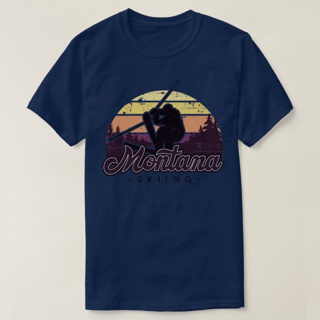 Montana Ski trip1  T-Shirt (Design Front)