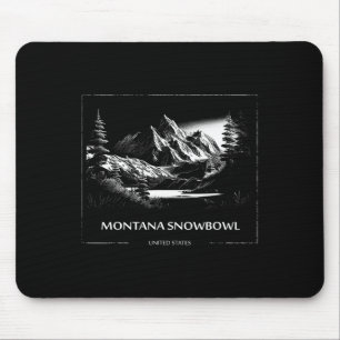 Montana Snowbowl United States Ski Skiing Skier Mouse Pad