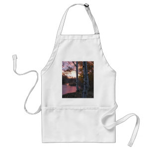 Montana Spring Pond Morning Sunrise Standard Apron