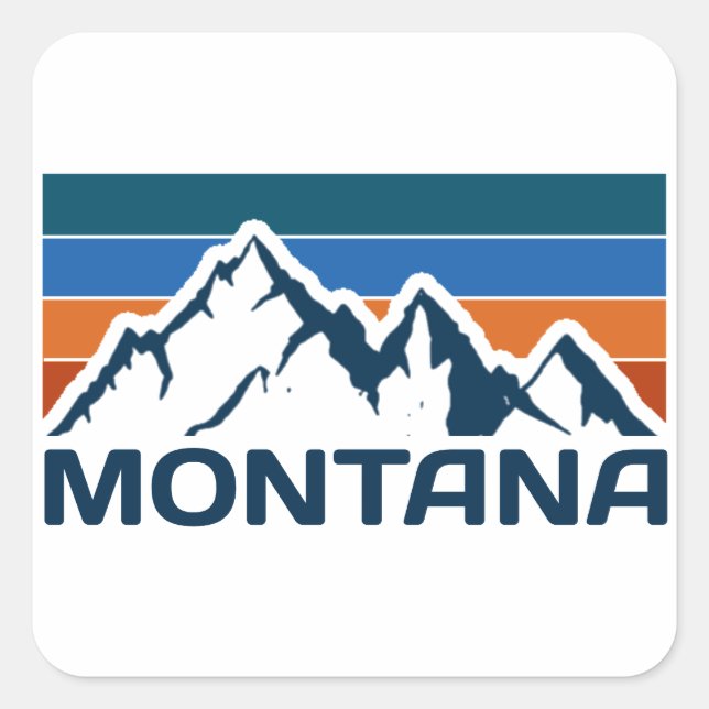 Montana Square Sticker (Front)