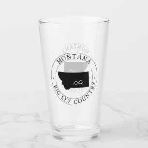 Montana State Drinking Glass