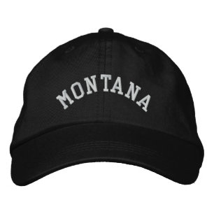Montana State Embroidered Embroidered Hat